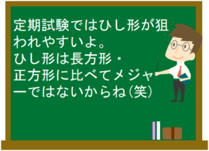 特徴を持つ四角形の証明と面積の関係 数学の要点まとめ 練習問題一覧