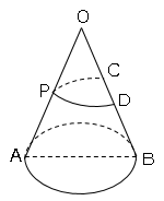 円錐の最短距離の問題 数学の要点まとめ 練習問題一覧
